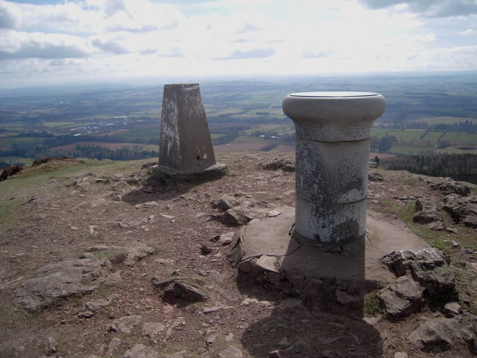 Summit of Eildon Mid Hill